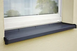 Sarei Fensterblech Aluminium anthrazit Ausladung 195 mm Länge 3000 mm