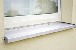 Sarei Fensterblech Aluminium silber Ausladung 110 mm Länge 3000 mm