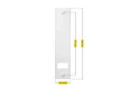 Schellenberg Abdeckplatte STANDARD Lochabstand 21,5 cm weiß