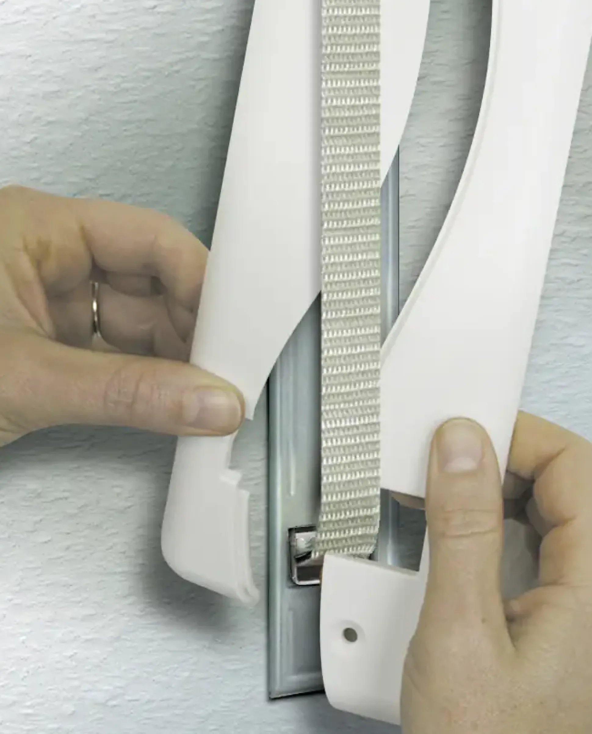 Schellenberg Abdeckplatte DUO Softline Lochabstand 13,5 cm weiß