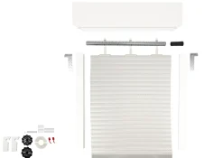 Schellenberg Aufsatzrollladen-Set für Fenster, 120 x 120 cm, weiß/grau