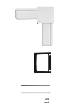 Schellenberg Eckverbinder-Set PREMIUM weiß