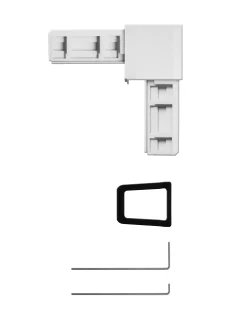 Schellenberg Eckverbinder-Set PLUS weiß