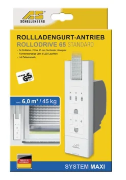 Schellenberg elektrischer Gurtwickler RolloDrive 105, für 60 kg/10 m²