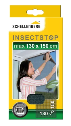 Schellenberg Fliegengitter 130 x 150 cm anthrazit kürzbar