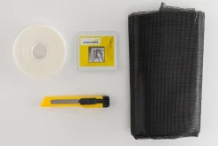 Schellenberg Fliegengitter 130 x 230 cm anthrazit individuell kürzbar