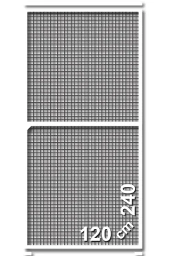 Schellenberg Fliegenschutz Schiebetür 120 x 240 cm anthrazit/weiß kürzbar