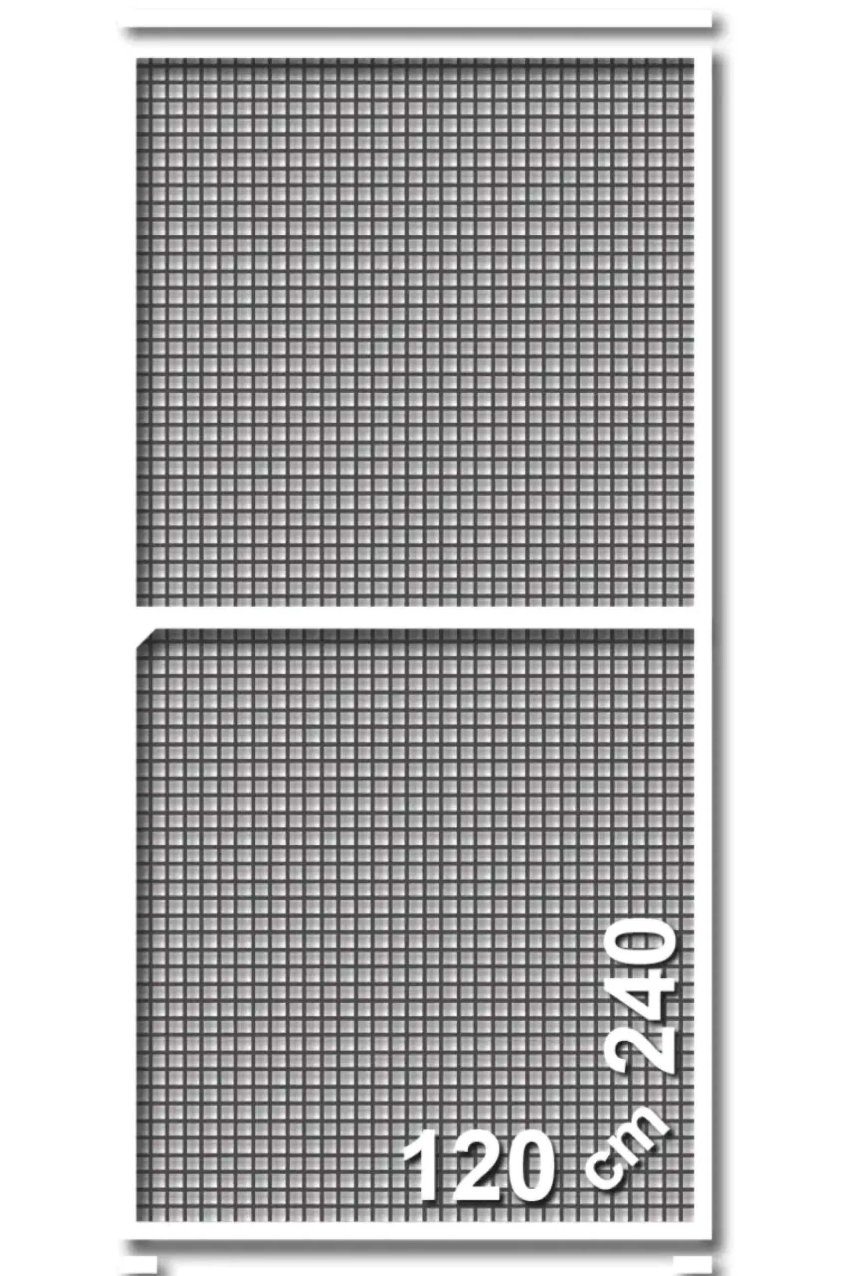 Schellenberg Fliegenschutz Schiebetür 120 x 240 cm anthrazit/weiß kürzbar