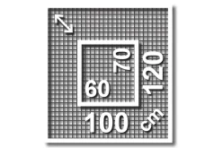 Schellenberg Fliegenschutz-Fenster TELESCOPE 60 x 70 - 100 x 120 cm anthrazit/weiß