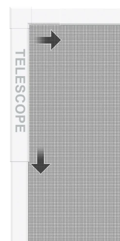 Schellenberg Fliegenschutz-Fenster TELESCOPE 60 x 70 - 100 x 120 cm anthrazit/weiß