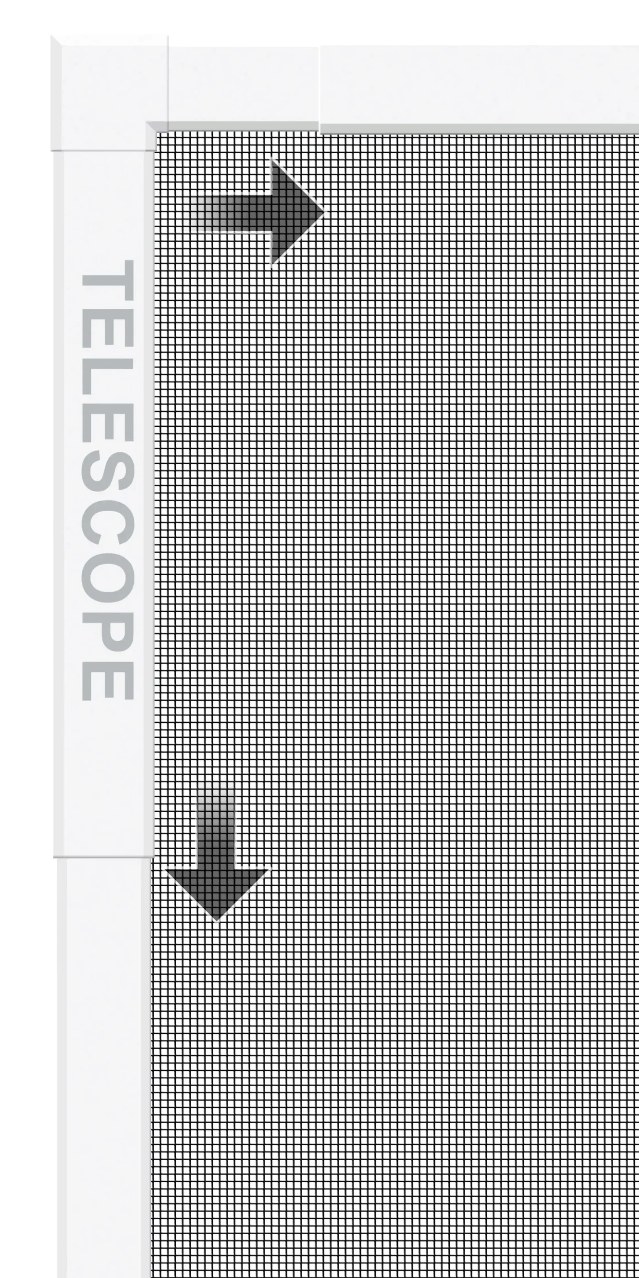 Schellenberg Fliegenschutz-Fenster TELESCOPE 80 x 85 - 140 x 150 cm anthrazit/weiß