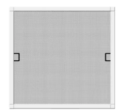 Schellenberg Fliegenschutz-Fenster PREMIUM 100 x 120 cm anthrazit/weiß kürzbar
