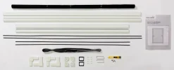 Schellenberg Fliegenschutz-Fenster PREMIUM 100 x 120 cm anthrazit/weiß kürzbar