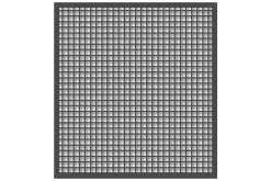 Schellenberg Fliegenschutz-Fenster ACTION 100 x 120 cm anthrazit kürzbar