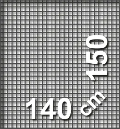 Schellenberg Fliegenschutz-Fenster PREMIUM 140 x 150 cm anthrazit/anthrazit kürzbar