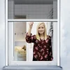 Schellenberg Fliegenschutz-Rollo 130 x 160 cm anthrazit/weiß kürzbar