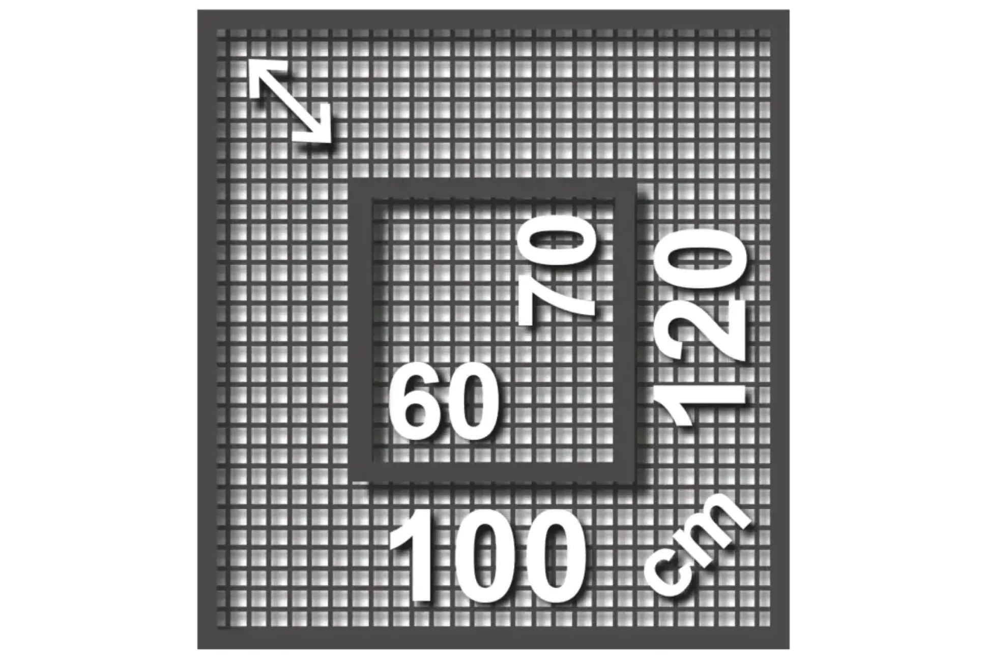 Schellenberg Fliegenschutz-Fenster TELESCOPE 60 x 70 - 100 x 120 cm anthrazit/anthrazit