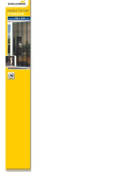 Schellenberg Fliegenschutz-Vorhang STANDARD 100 x 220 cm anthrazit kürzbar