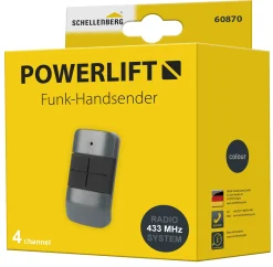 Schellenberg Funk-Handsender Powerlift 4-Kanal für Garagentore