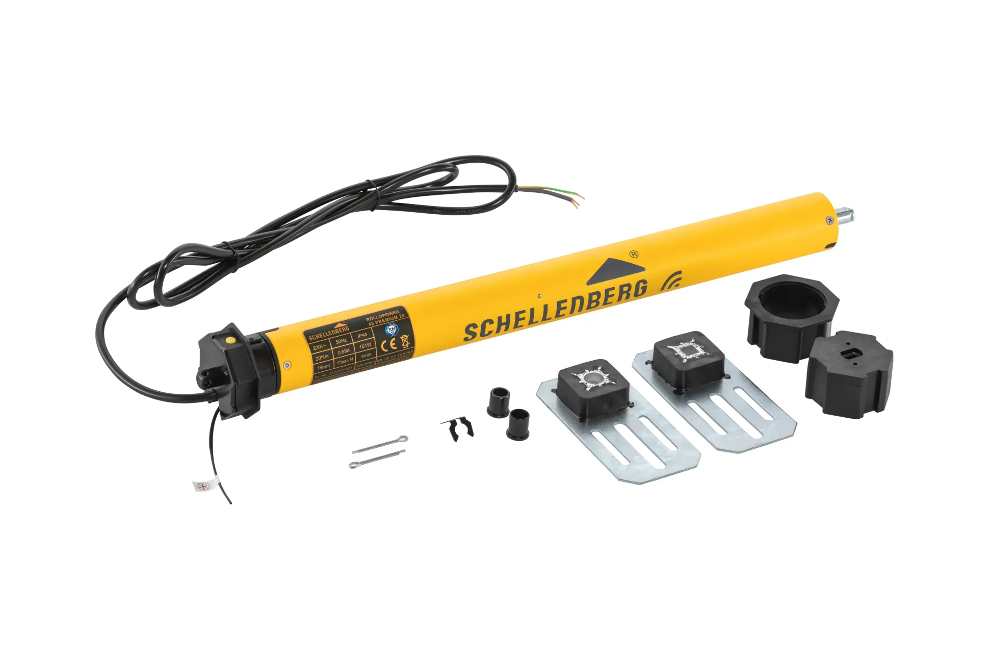 Schellenberg Funk-Rolladenmotor Premium 20 Nm Maxi für 60 mm Achtkantwelle