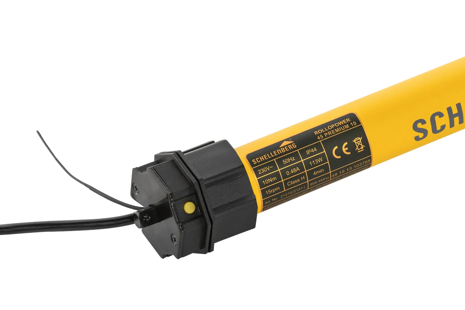 Schellenberg Funk-Rollladenmotor Maxi Premium 10 Nm für 60 mm Achtkantwelle