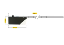 Schellenberg Garagentorantrieb Powerlift 550 N inkl. 2 Handsender