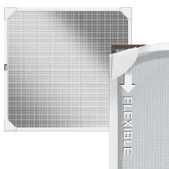 Schellenberg Insektenschutz-Magnetrahmen MAGNETIC 100 x 120 cm anthrazit/weiß