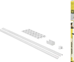 Schellenberg Kabelkanal System M weiß 210 cm Starterset