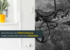 Schellenberg Kabelkanal System M weiß 210 cm Erweiterung