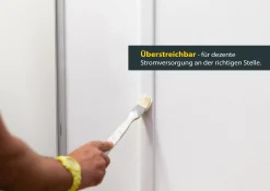 Schellenberg Kabelkanal System M weiß 210 cm Erweiterung