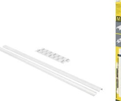 Schellenberg Kabelkanal System M weiß 210 cm Erweiterung