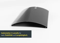 Schellenberg Raffstore Express, anthrazit 160 x 180 cm, Blende 25 cm