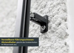 Schellenberg Raffstore Express, anthrazit 250 x 160 cm, Blende 25 cm