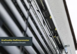 Schellenberg Raffstore Express, anthrazit 210 x 220 cm, Blende 30 cm