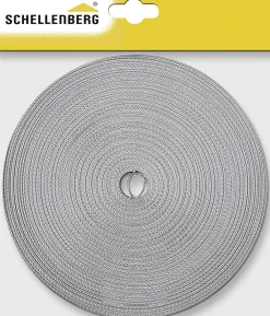 Schellenberg Rollladengurt grau Breite 18 mm Länge 6 m