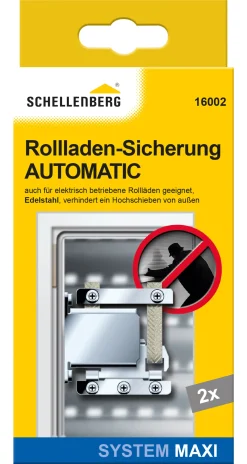 Schellenberg Rollladen-Hochschiebesicherung silber