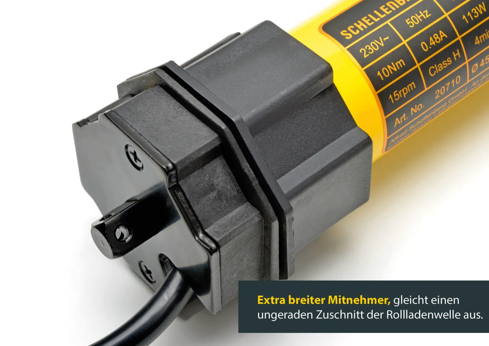 Schellenberg Rollladenmotor Maxi PLUS 10 Nm für 60 mm Achtkantwellen