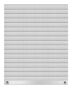 Schellenberg Rollladenpanzer Komplett-Set Maxi 100 x 120 cm grau