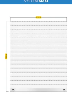 Schellenberg Rollladenpanzer Komplett-Set Maxi 100 x 120 cm weiß
