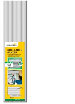Schellenberg Rollladenpanzer komplett Set für System Mini 120 x 140 cm grau