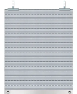 Schellenberg Rollladenpanzer komplett Set für System Mini 100 x 120 cm grau