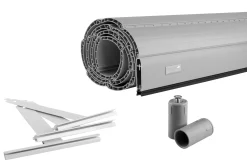 Schellenberg Rollladenpanzer PVC Maxi, 120 x 140 cm, grau