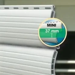 Schellenberg Rollladenprofil für System Mini Länge 180 cm, Breite 3,7 cm