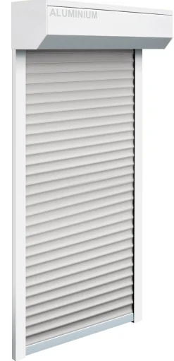 Schellenberg SB-Vorbau-Rollladen 100 x 210 cm 45° Kasten weiß