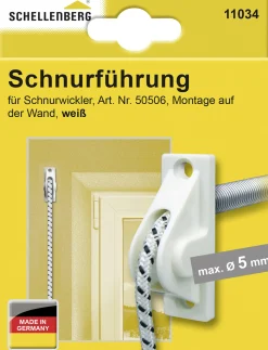 Schellenberg Schnurführung weiß, für Rollladen-Schnüre