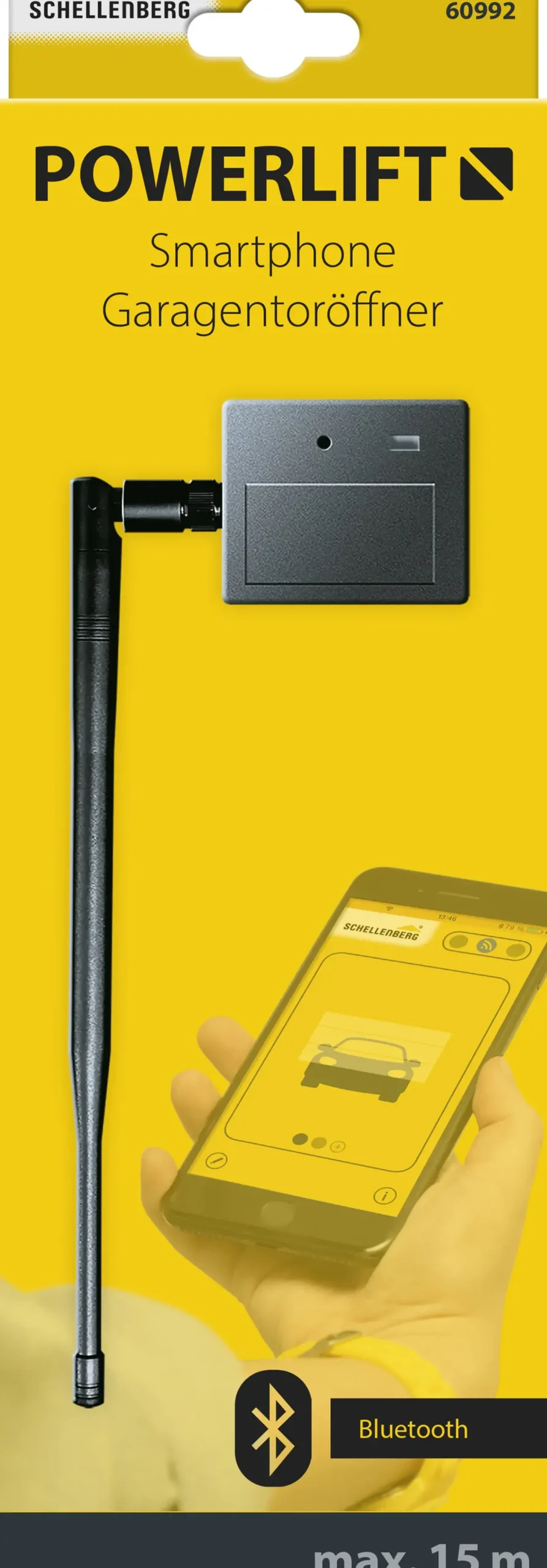 Schellenberg Smartphone-Garagentoröffner Powerlift