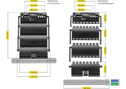 Schellenberg Universal Hochschiebesicherung 2er-Set