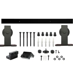 Schiebetürsystem 200 cm Basic Top, schwarz