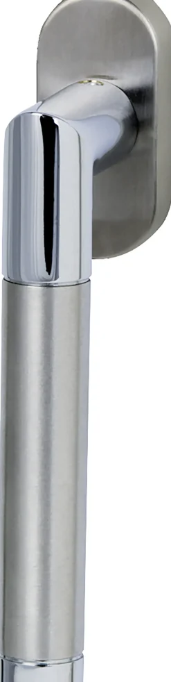 Südmetall Fenstergriff Fair V Edelstahl poliert/satiniert 35-40 mm silber