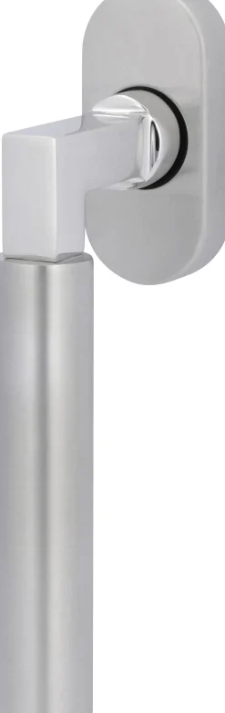 Südmetall Fenstergriff Solid 2 Edelstahl poliert/satiniert 35-40 mm silber